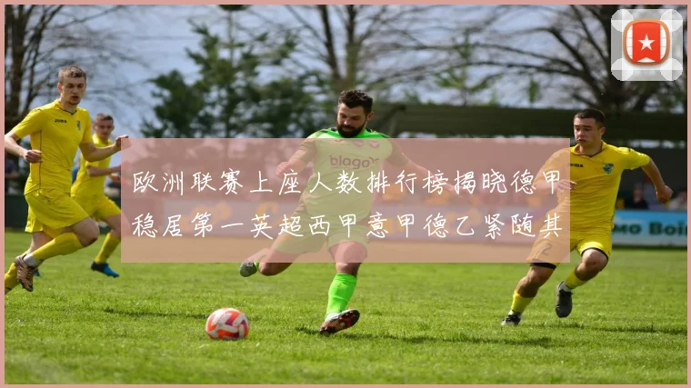 欧洲联赛上座人数排行榜揭晓德甲稳居第一英超西甲意甲德乙紧随其后